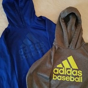 Adidas Baseball Boys Hoodie Sweatshirts in large.
